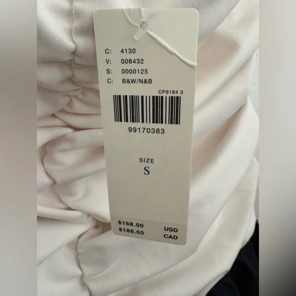 Anthropologie Mauve Cream and Black Halter NWT Size S - Picture 5 of 5